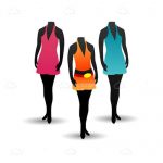 Female Headless Mannequins with Colorful Clothes